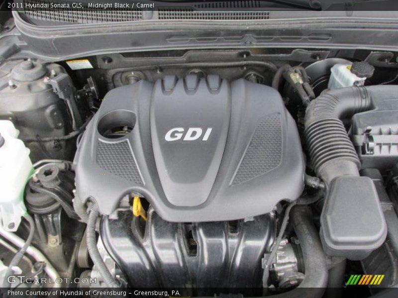 Midnight Black / Camel 2011 Hyundai Sonata GLS