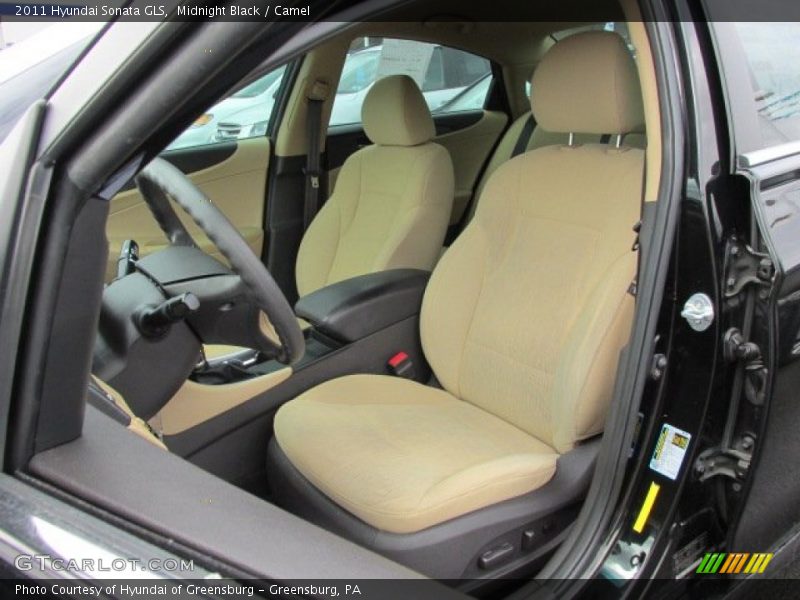 Midnight Black / Camel 2011 Hyundai Sonata GLS