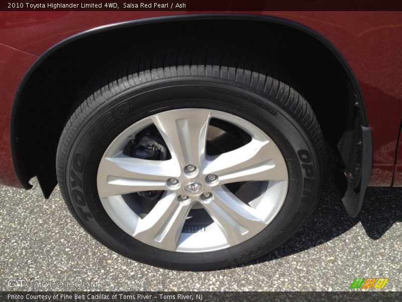 Salsa Red Pearl / Ash 2010 Toyota Highlander Limited 4WD