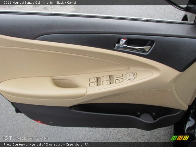 Midnight Black / Camel 2011 Hyundai Sonata GLS
