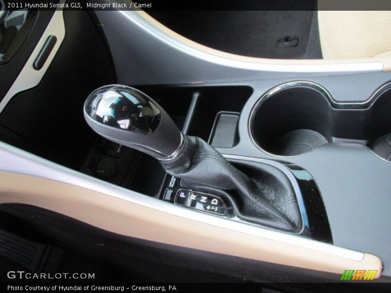 Midnight Black / Camel 2011 Hyundai Sonata GLS