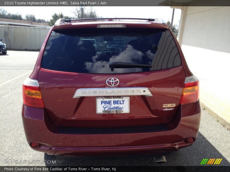 Salsa Red Pearl / Ash 2010 Toyota Highlander Limited 4WD