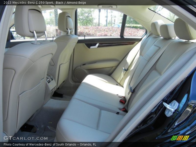 Black / Almond Beige 2013 Mercedes-Benz C 250 Sport