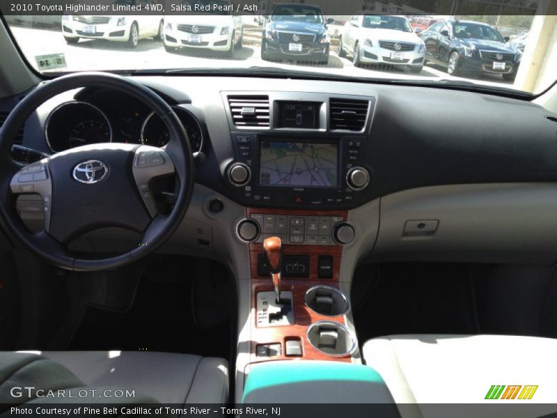 Salsa Red Pearl / Ash 2010 Toyota Highlander Limited 4WD
