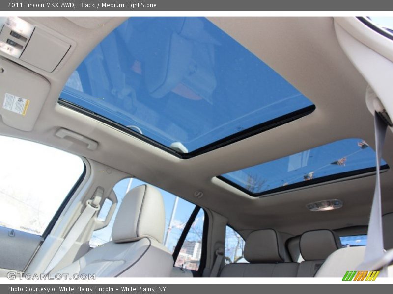 Black / Medium Light Stone 2011 Lincoln MKX AWD