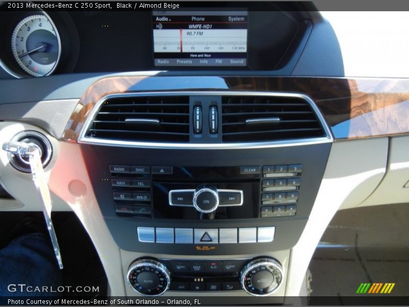 Black / Almond Beige 2013 Mercedes-Benz C 250 Sport