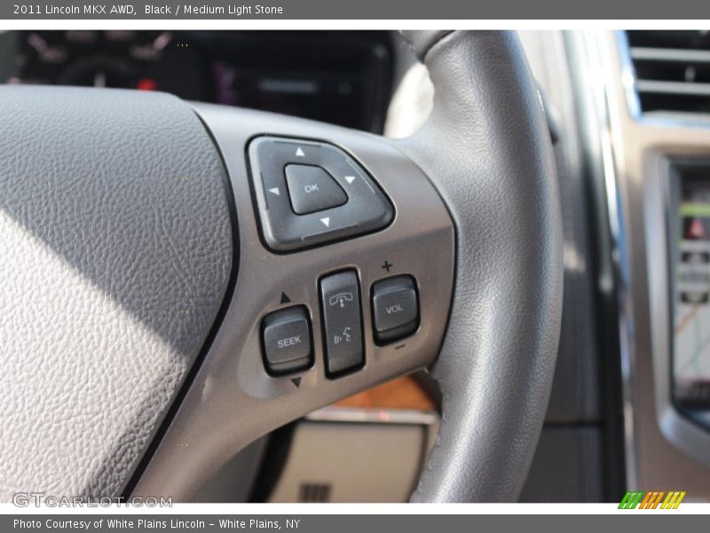 Black / Medium Light Stone 2011 Lincoln MKX AWD