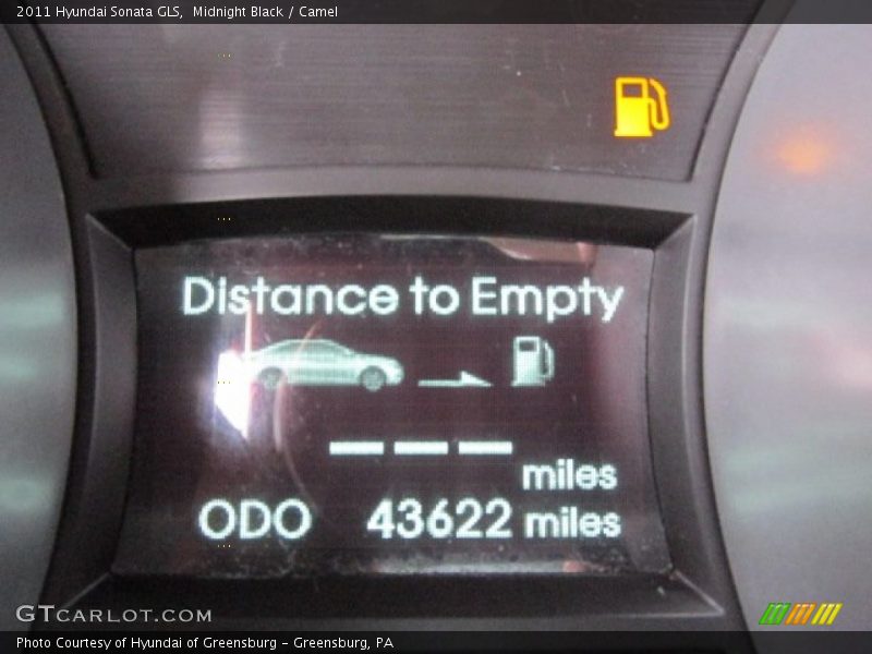 Midnight Black / Camel 2011 Hyundai Sonata GLS