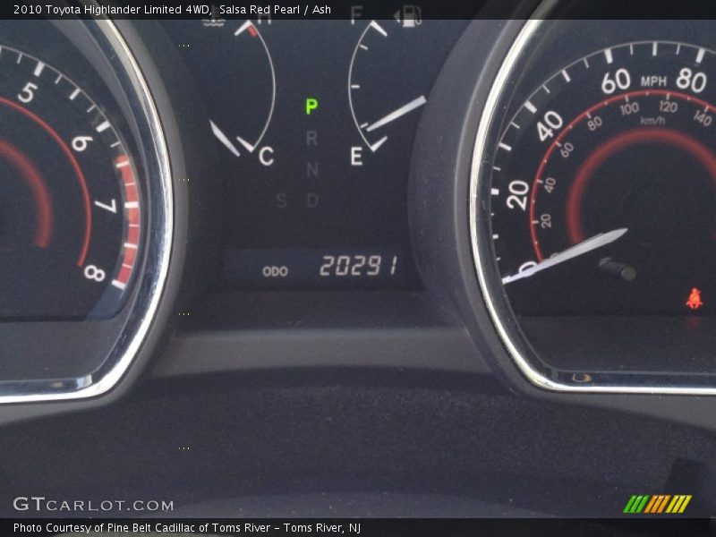 Salsa Red Pearl / Ash 2010 Toyota Highlander Limited 4WD