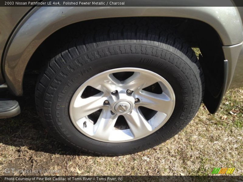 Polished Pewter Metallic / Charcoal 2003 Nissan Pathfinder LE 4x4
