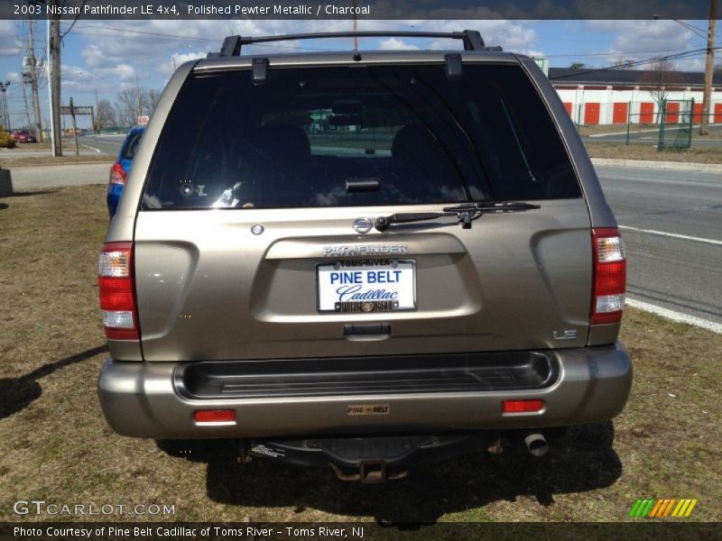 Polished Pewter Metallic / Charcoal 2003 Nissan Pathfinder LE 4x4