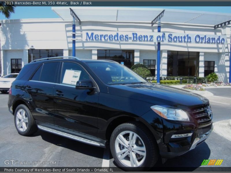 Black / Black 2013 Mercedes-Benz ML 350 4Matic