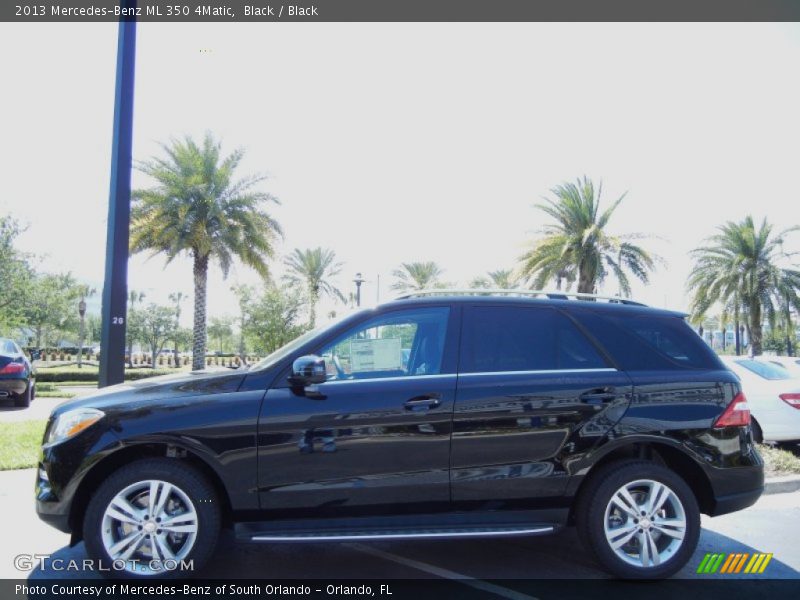 Black / Black 2013 Mercedes-Benz ML 350 4Matic