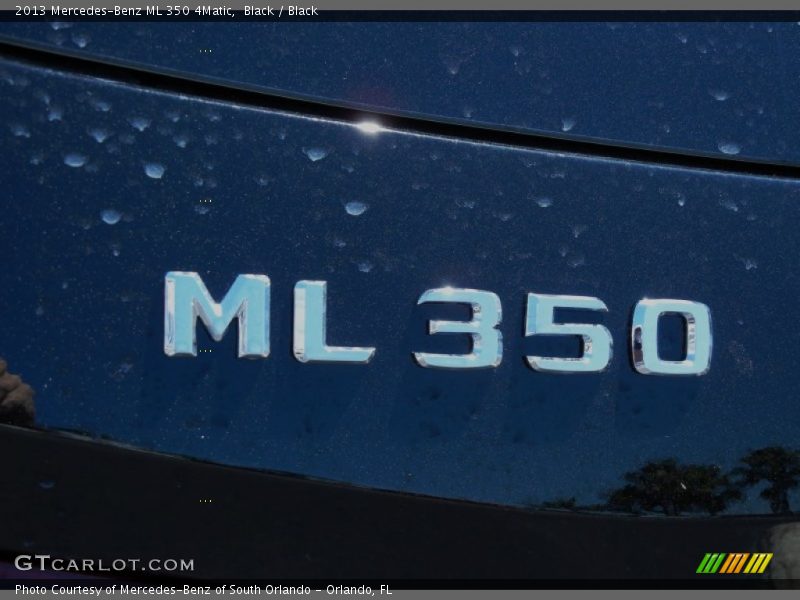 Black / Black 2013 Mercedes-Benz ML 350 4Matic