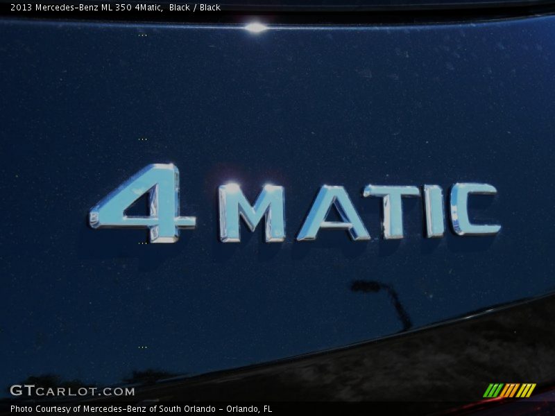 Black / Black 2013 Mercedes-Benz ML 350 4Matic