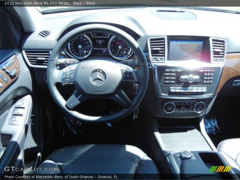 Black / Black 2013 Mercedes-Benz ML 350 4Matic