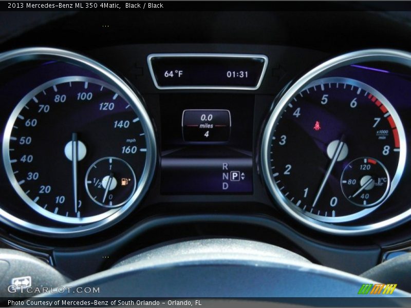 Black / Black 2013 Mercedes-Benz ML 350 4Matic