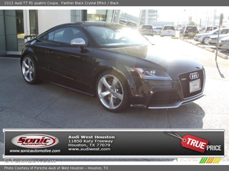 Panther Black Crystal Effect / Black 2013 Audi TT RS quattro Coupe
