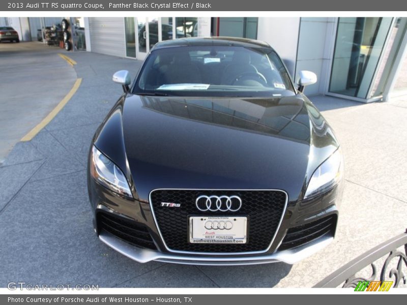 Panther Black Crystal Effect / Black 2013 Audi TT RS quattro Coupe