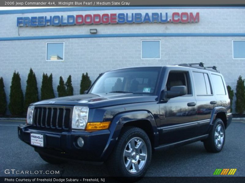 Midnight Blue Pearl / Medium Slate Gray 2006 Jeep Commander 4x4