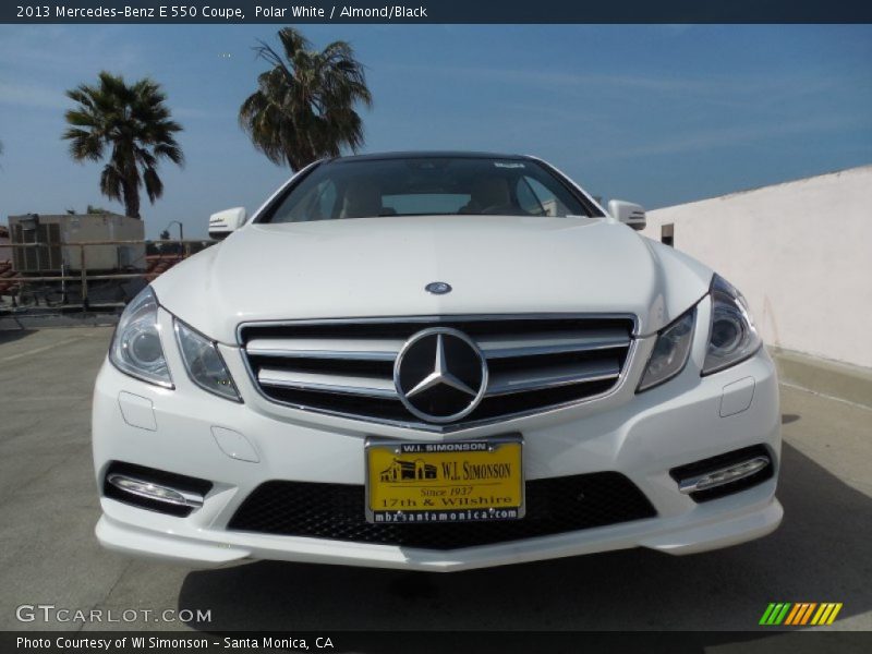 Polar White / Almond/Black 2013 Mercedes-Benz E 550 Coupe