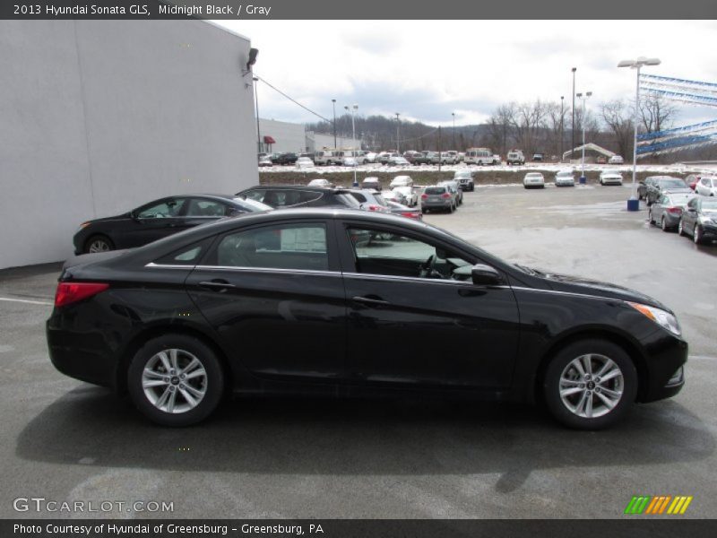 Midnight Black / Gray 2013 Hyundai Sonata GLS
