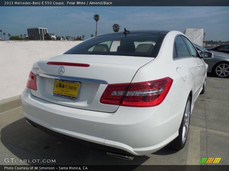 Polar White / Almond/Black 2013 Mercedes-Benz E 550 Coupe