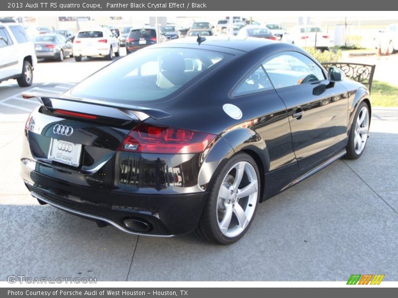 Panther Black Crystal Effect / Black 2013 Audi TT RS quattro Coupe