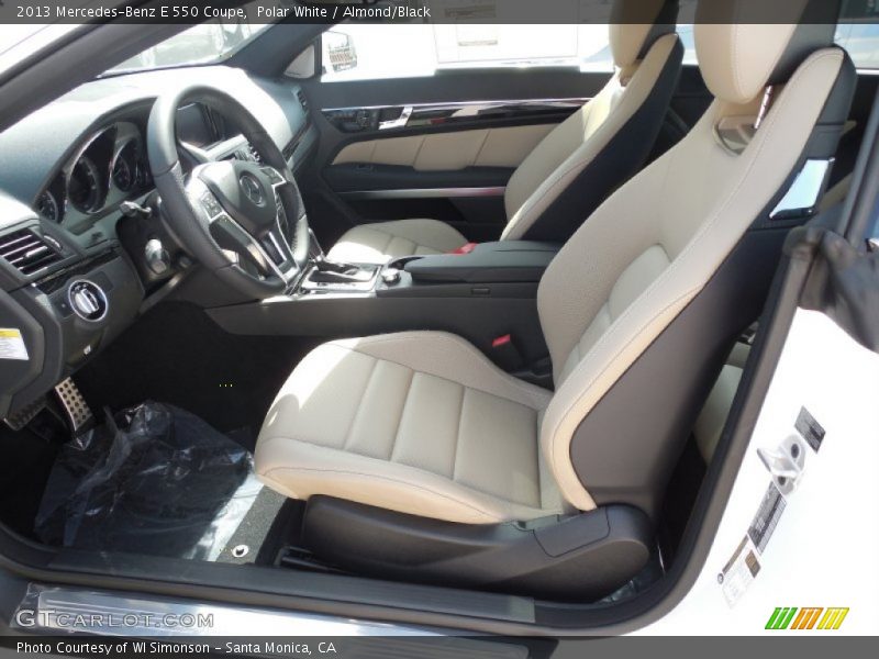  2013 E 550 Coupe Almond/Black Interior