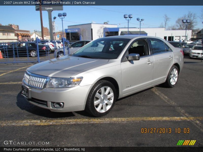 Silver Birch Metallic / Dark Charcoal 2007 Lincoln MKZ Sedan