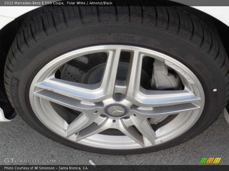 Polar White / Almond/Black 2013 Mercedes-Benz E 550 Coupe