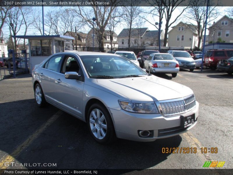 Silver Birch Metallic / Dark Charcoal 2007 Lincoln MKZ Sedan