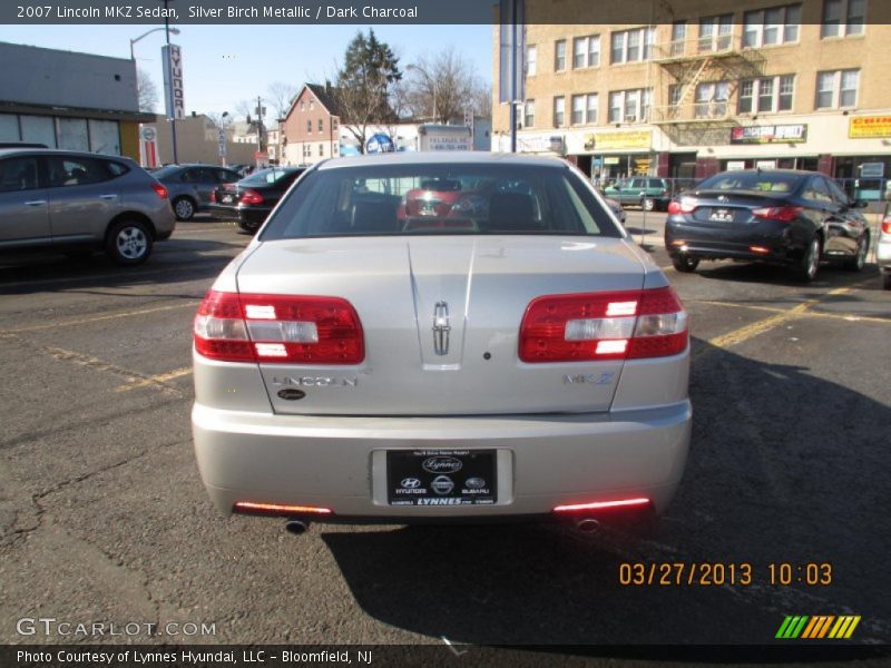 Silver Birch Metallic / Dark Charcoal 2007 Lincoln MKZ Sedan