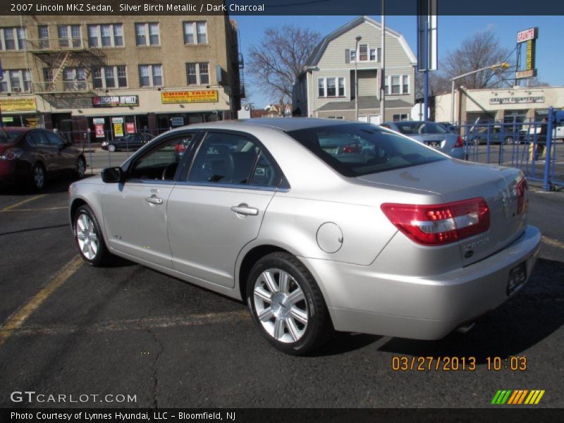 Silver Birch Metallic / Dark Charcoal 2007 Lincoln MKZ Sedan