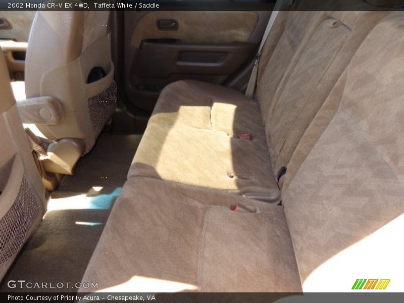 Taffeta White / Saddle 2002 Honda CR-V EX 4WD