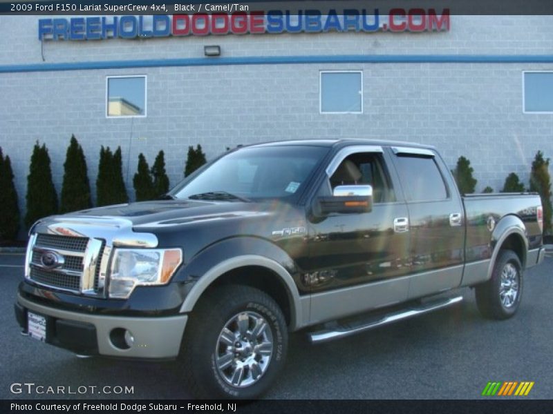 Black / Camel/Tan 2009 Ford F150 Lariat SuperCrew 4x4