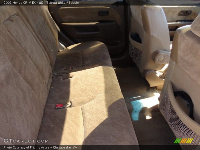 Taffeta White / Saddle 2002 Honda CR-V EX 4WD