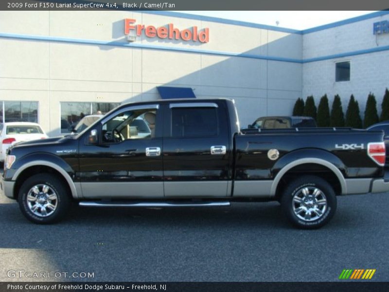 Black / Camel/Tan 2009 Ford F150 Lariat SuperCrew 4x4