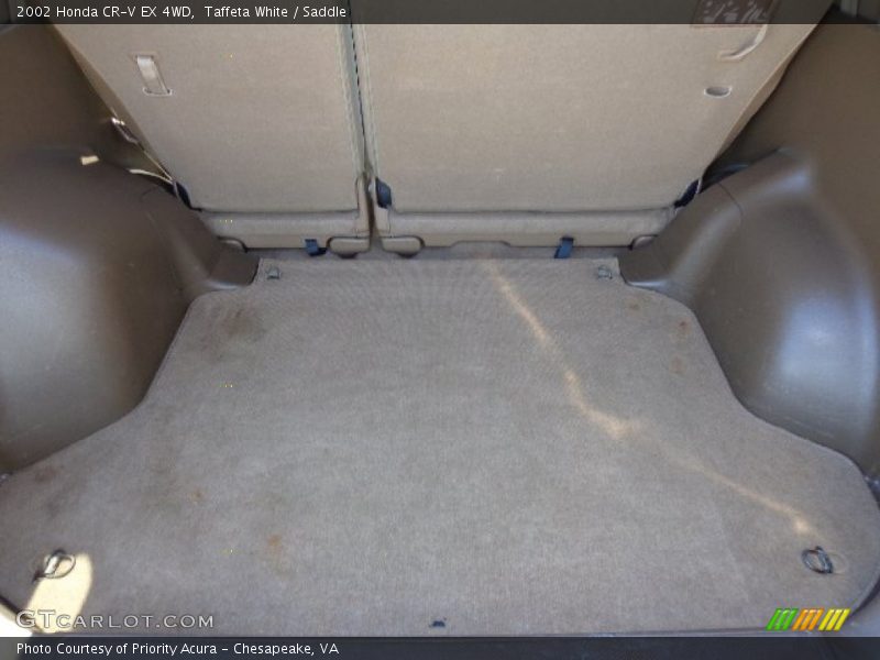 Taffeta White / Saddle 2002 Honda CR-V EX 4WD