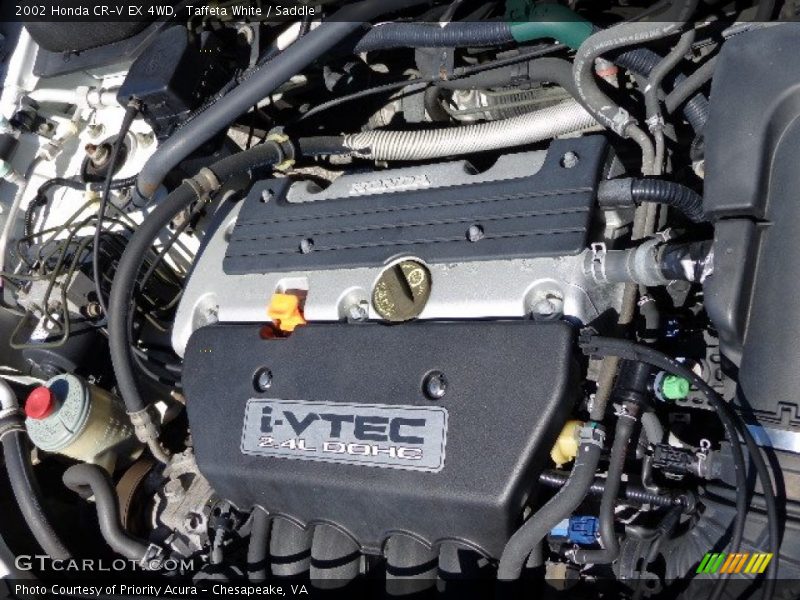 Taffeta White / Saddle 2002 Honda CR-V EX 4WD