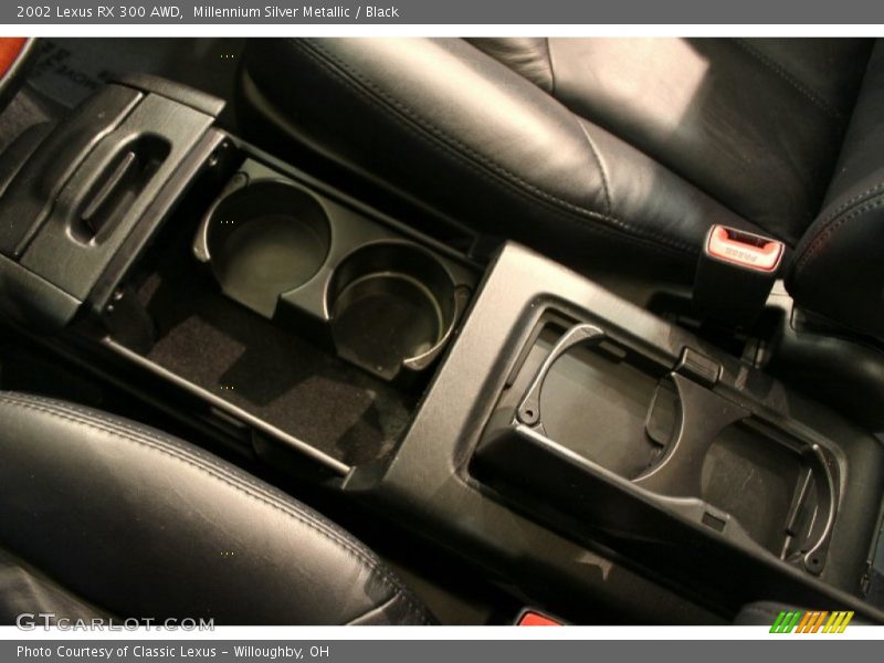 Millennium Silver Metallic / Black 2002 Lexus RX 300 AWD