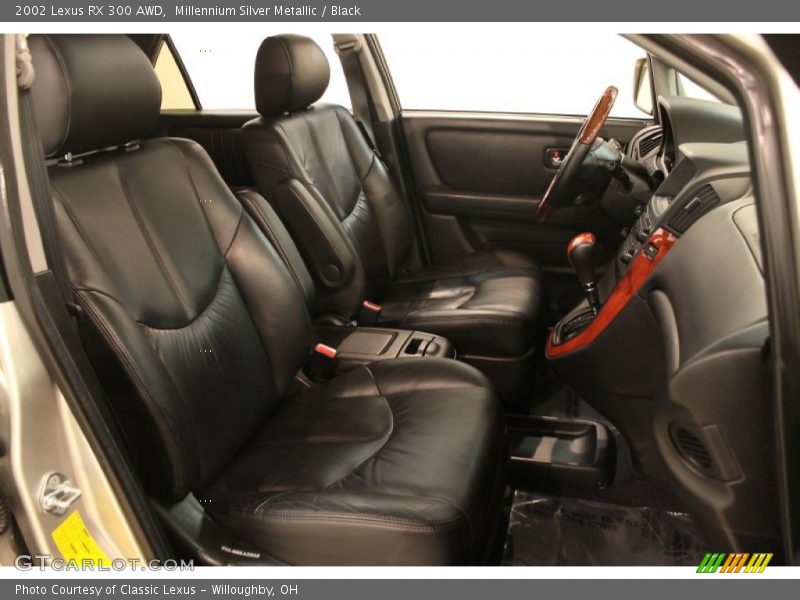 Millennium Silver Metallic / Black 2002 Lexus RX 300 AWD