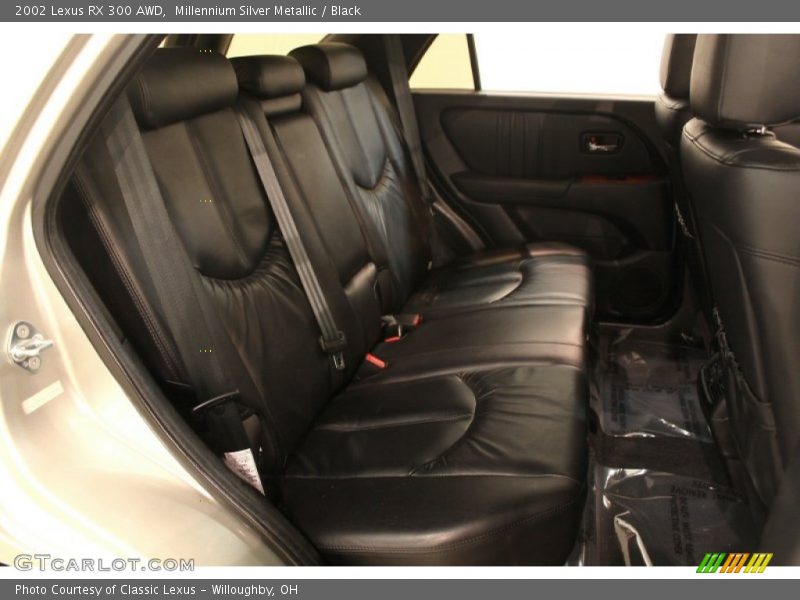 Millennium Silver Metallic / Black 2002 Lexus RX 300 AWD