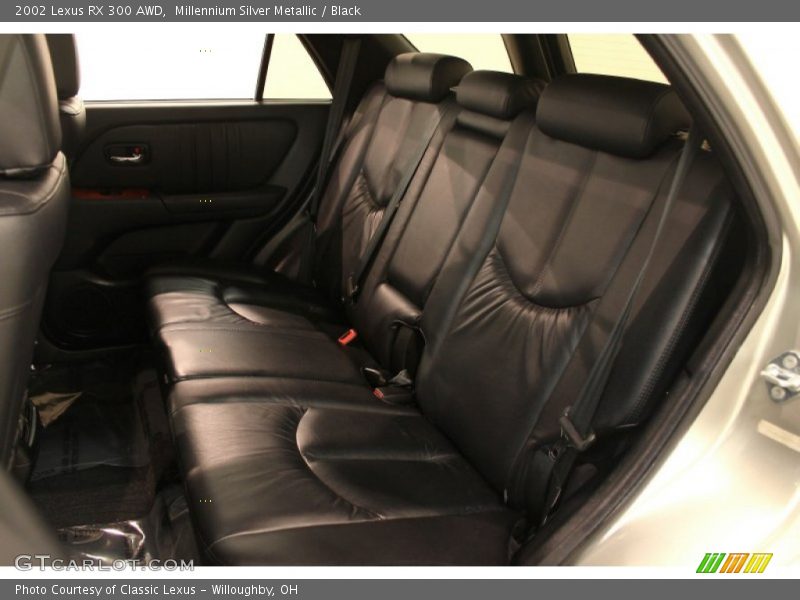 Millennium Silver Metallic / Black 2002 Lexus RX 300 AWD