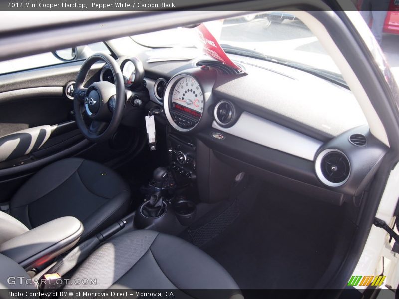 Pepper White / Carbon Black 2012 Mini Cooper Hardtop