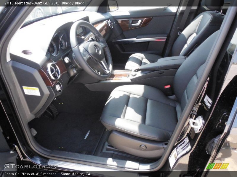 Black / Black 2013 Mercedes-Benz GLK 350