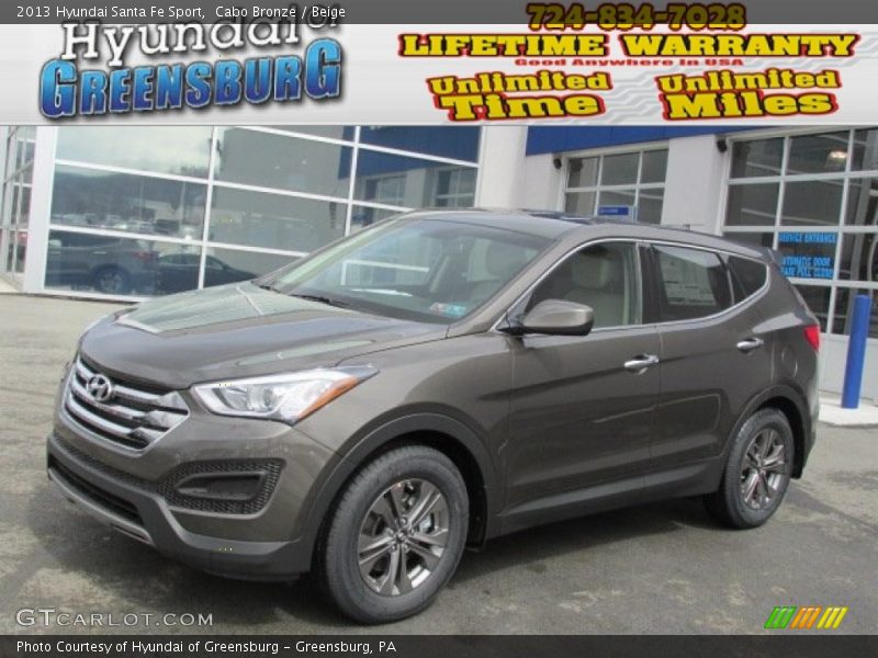Cabo Bronze / Beige 2013 Hyundai Santa Fe Sport