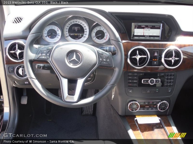 Black / Black 2013 Mercedes-Benz GLK 350