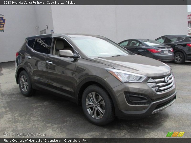 Cabo Bronze / Beige 2013 Hyundai Santa Fe Sport
