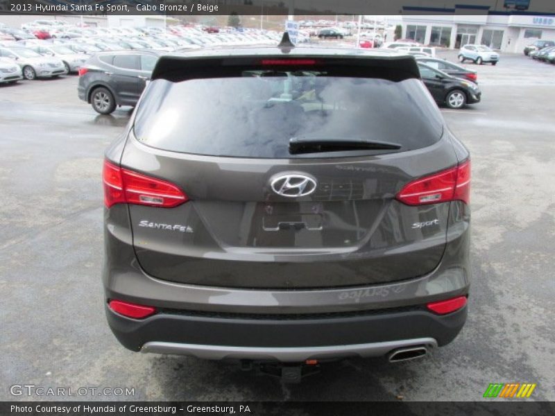 Cabo Bronze / Beige 2013 Hyundai Santa Fe Sport